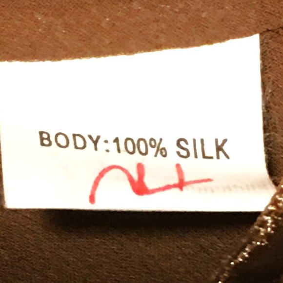 KAY UNGER New York 100% Silk High Neck Blouson Top  -  NEW WITH TAGS! - Picture 13 of 13